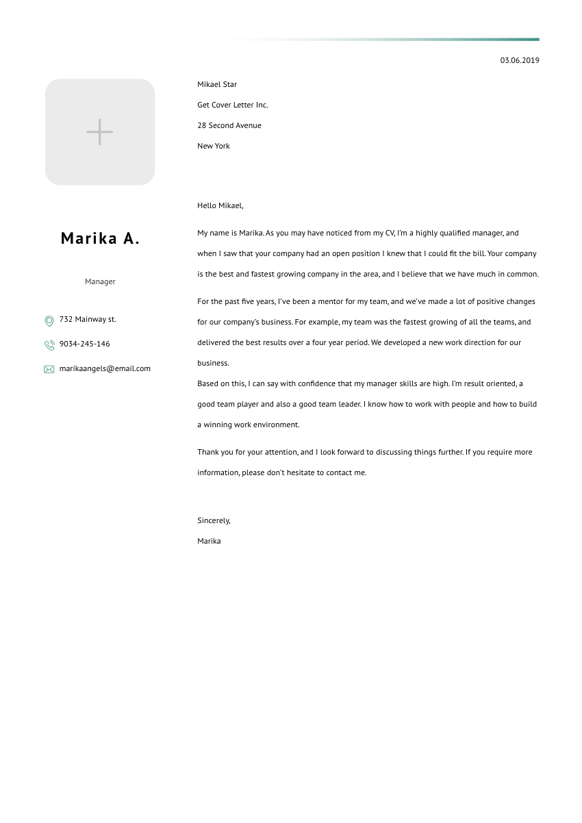 a substitute teacher cover letter sample